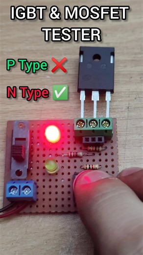IGBT And MOSFET Tester #transistortester #electronicsprojects #diyproject