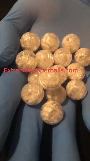 most effective less lethal rounds ExtremePepperballs.com we also have .43 cal pepperballs and .50 cal pepperballs Free shipping on all order #pepperballs #lesslethal #selfdefense #pepperballgun #pepperball #.68pepperballs #pepperballsforpaintball