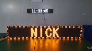 [Hot Item] Yellow Color Bus LED Destination Display