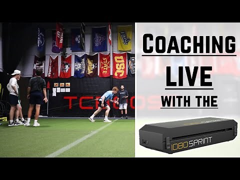 Live Sprinting and Speed Training Session with 1080 Sprint by 1080 Motion | Coaching Demo
