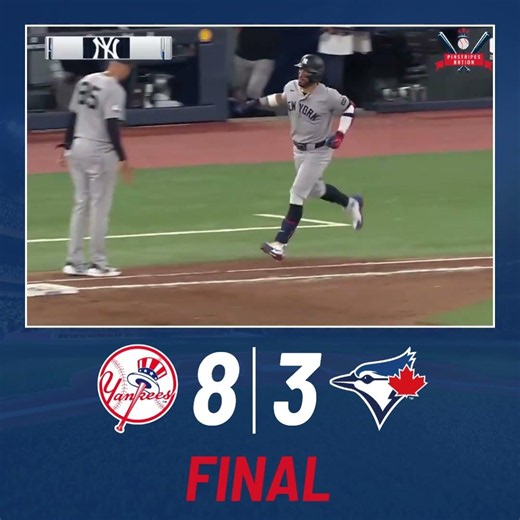 FIRST PLACE! 🔥 | Yankees Take Series vs Blue Jays | Yankees 8-3 Blue Jays
