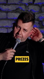 PREZES - Całość na YouTube - ADAM GAJDA! #adamgajda #standup #komedia | Adam Gajda