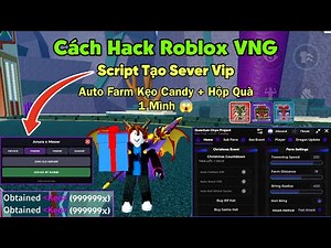 How to hack Roblox Blox Fruits Delta X VNG script to create VIP server, auto farm Candy + Gift Boxes