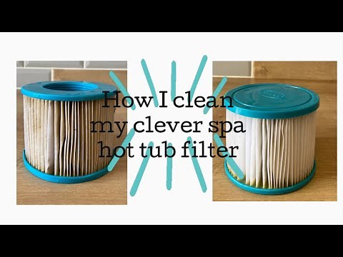 How I clean my Clever Spa Hot Tub filter.