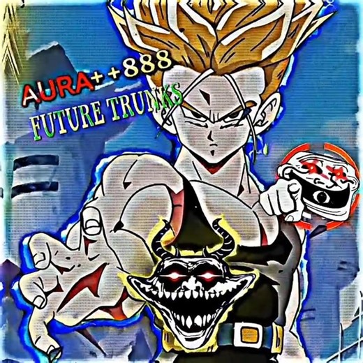 THE FUTURE TRUNKS DISTROYE 17 & 18 AURA+9999 #DBZ
