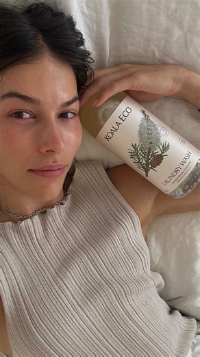 Helena Vestergaard on Instagram: "So excited for our Rosalina essential oil laundry wash. The gentle divine scent will make you want to wash everything 🥲🤍 🐨"