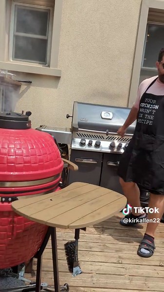 now this is a BBQ setup. #bbq #bbqtiktok #smoker #reshiftmedia