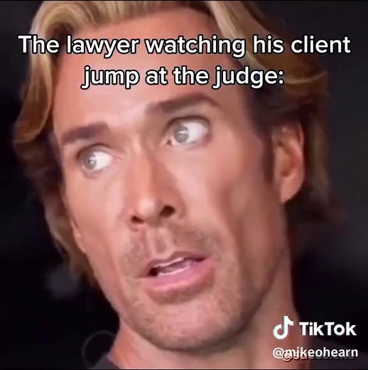 Courtroom Reactions: Lawyer's Shock at Client's Actions