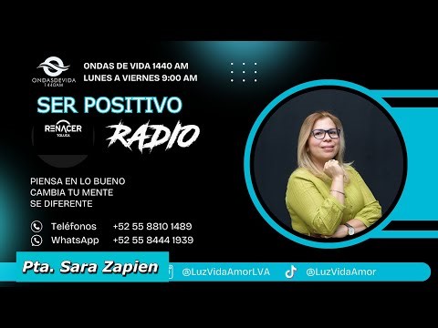 SER POSITIVO Conexión Renacer Lunes 12 Enero 2026 Pta. Sara Zapien