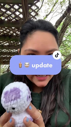 This is what i have crocheted so far on my 🧋🐮 project. I keep putting it aside to start other projects. BUT i will use this project this weekend to give my hands a break from my thinner yarn project 😁 #crochet #crocheted #crocheting #crochetplushie #crochetproject #crochetedbyme #crochetedbyleigh #crocheteveryday #crochetersoftiktok