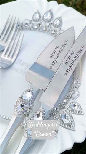 Wedding cake set “Crown.” Original technique for sculpting with polymer clay.