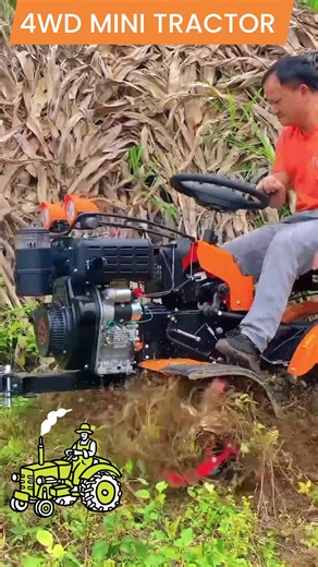 49K views · 393 reactions | ‼️ 4WD MINI TRACTOR with 12HP DIESEL ENGINE‼️ | JIBS ONE STOP SHOP Machineries | Facebook