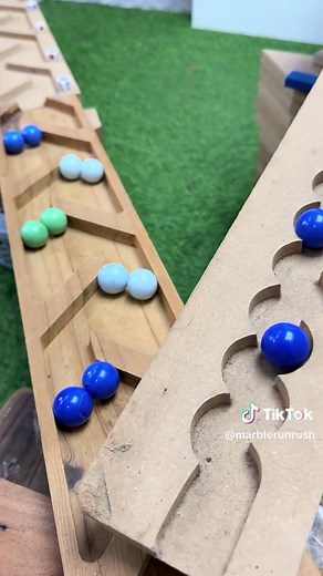 Exciting Marble Run Race on YouTube and TikTok