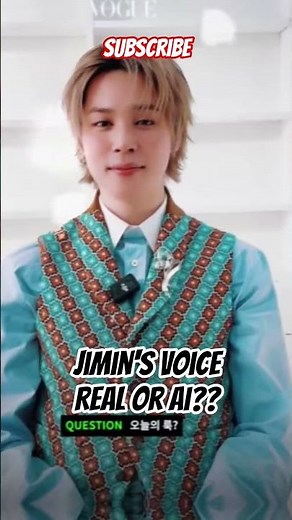 JIMIN'S VOGUE VOICE: Real or AI Clone?! ARMY Divided 😱🔥 #btsarmy #jimin #bts2026