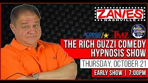 Comedic Hypnotist Rich Guzzi returns to Nashville October 21 for one night only! Watch as Rich invites volunteers from the audience to get hypnotized on stage right before your eyes. If you are ready for something totally over the top, then you are coming on the right night! Your sides will hurt from laughing so hard. YOU HAVE BEEN WARNED! Tix and info--> smarturl.it/Zanies_Guzzi | Zanies Nashville | Facebook