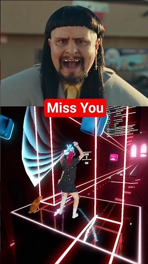 OLIVER TREE - MISS YOU DANCE. BEAT SABER VR Songs Mixed Reality Meta Quest 3