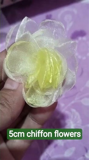 5cm Chiffon flowers for dress #dressdesign #dressdesigning #lazada