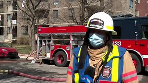 1 dead, 7 in hospital after five-alarm fire sweeps through Montreal apartment building housing low-income seniors