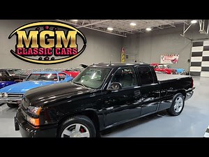 2004 Chevy Silverado SS 6.0 LS1 Ext. Cab Black On Black Leather 100% Stock FOR SALE!