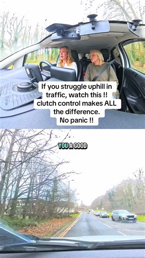Great example of controlled clutch work in uphill traffic. No rushing, no panic just balance, patience, and smooth control. This is how confidence is built. #learnerdriver #clutchcontrol #manual #drivingskils#drivinglessontips