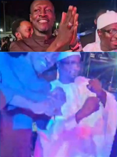 Seedy Sk Njie and Seedy Ceesay showed off their impressive dance skills at the event of Senegalese music star Wally Seck. They attended the event to show their love and support for Wally, bringing great energy to the occasion. While enjoying the music and dancing enthusiastically, they also surprised Wally by dashing him some cash as a sign of appreciation and respect. | The gam_web