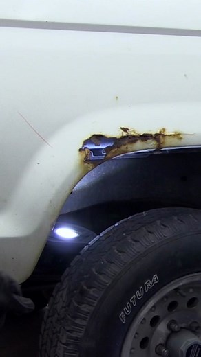 🔥HOT TIP🔥 for patch panel work on your rusted out project car! #metalfab #welding #migwelding #welder #patchpanel #techtip #diy #rust #rustremoval