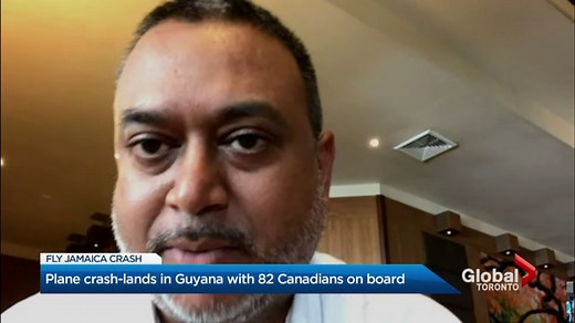 Toronto-bound plane makes crash landing in Guyana