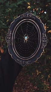 Help me decide! 🖤✨️🕷🕸 Add dew drops or leave it as is? | Juniper Hollow Creations