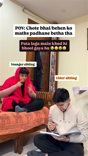 MADHAV ALREJA on Instagram: "Share it with your siblings who need to redo their degree 😭😭😭😭…. . . #siblings #relatable #adulting #degree #trendingreels"