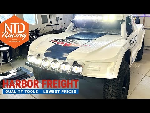 We test Harbor Freight's new lights - Check out the RoadShock Edge LEDs!