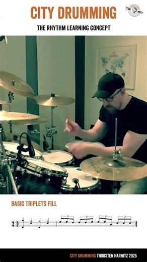 Drum Fill - Basic Triplets