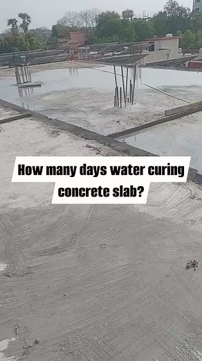 93K views · 377 reactions | How many days water curing concrete slab? . . . #concrete #curing #slabs #construction #civilengineering | Civil Engineers 07 | Facebook