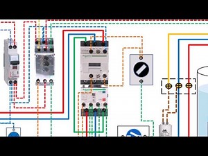 Branchement pompe 220v avec Relais de niveau تركيب مضخة 220V