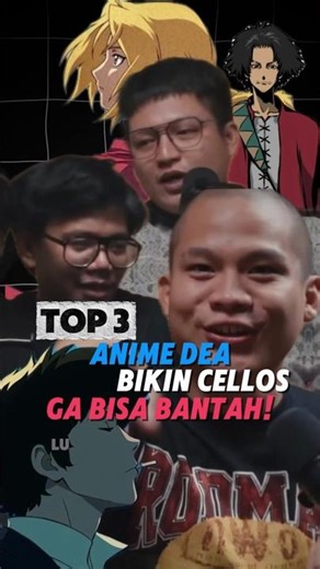 Top 3 anime Dea bikin cellos ga bisa bantah #anime #animeshorts #fullmetalalchemist #samuraichamploo