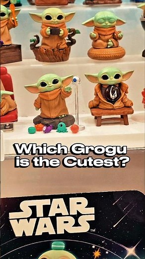 Which Grogu (Baby Yoda) is the Cutest? #babyyoda #grogu