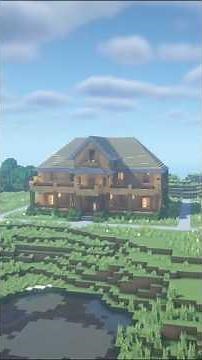 Minecraft Huge Wooden Mansion House