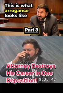 Attorney Destroys His Career in One Deposition