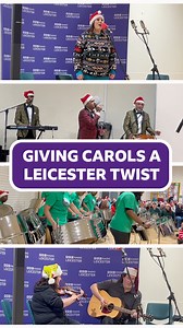 Bhangra Jingle Bells is 🔥 We got Leicester's most talented musicians together, including Sam Bailey, Masti Music, Contrast Steel Band, Govannen and Revival Gospel Choir for a unique Christmas concert . . . #leicester #leicestershire | BBC Leicester