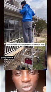 This Movable Ladder Makes Roof Work 10x Easier 😳 #shorts