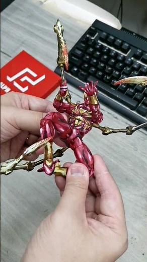 Iron Spider marvel legends comic ver custom repaint. 🙏🧿