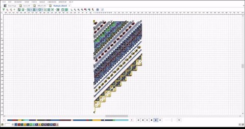 Ornament for a Towel,machine Embroidery Design,ukraine Traditional,in DST, PES, JEF Format - Etsy