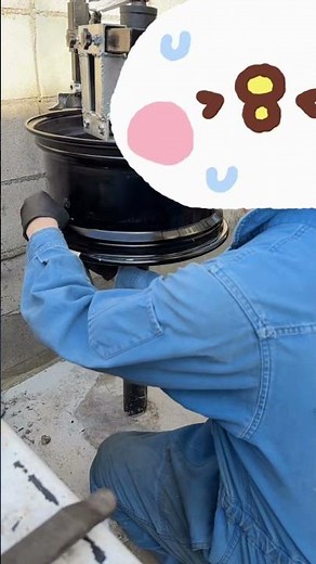 庭に植えた手動タイヤチェンジャー使ってみた