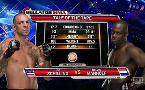 【踢拳MMA两开花】Bellator 131 :荷兰猛兽 梅尔文·曼霍夫(Melvin Manhoef) vs 乔·西里(Joe Schilling)