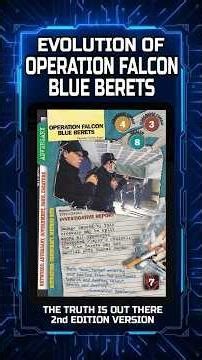 X-Files CCG Evolutions #27: Operation Falcon Blue Berets (#XFiles #CardGame #CardGames #CCGs #TCGs)
