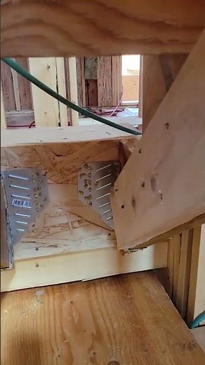 Hangers Used For Stair Stringers | Actually a Slopeable Rafter Hanger LSSR From Simpson Strong-Tie