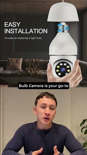 Hd 1080p Wireless Bulb Camera Wireless Security Camera Wifi Temu