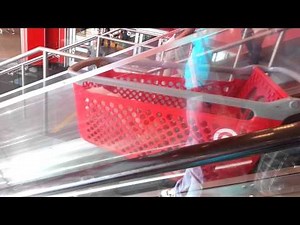 Escalator for carts at target