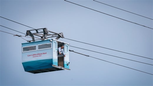 Watch: Spectacular dive from Dursey Island Cable Car