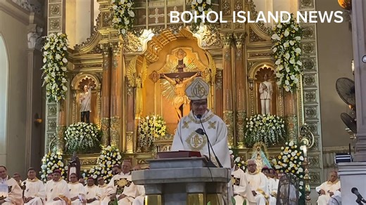 WATCH: The message of thanks of Cebu Archbishop Alberto “Abet” Uy during his solemn canonical possession and installation at the Cebu Metropolitan Cathedral on Tuesday, Sept. 30, 2025. | Bohol Island News
