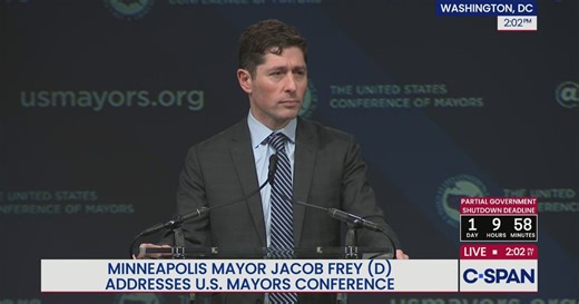 Minneapolis Mayor Jacob Frey Speaks at U.S. Conference of Mayors Meeting